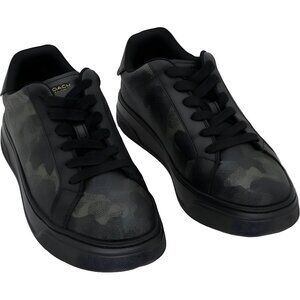 COACH Men's High Line Signature Camo Sneakers Size 8.5